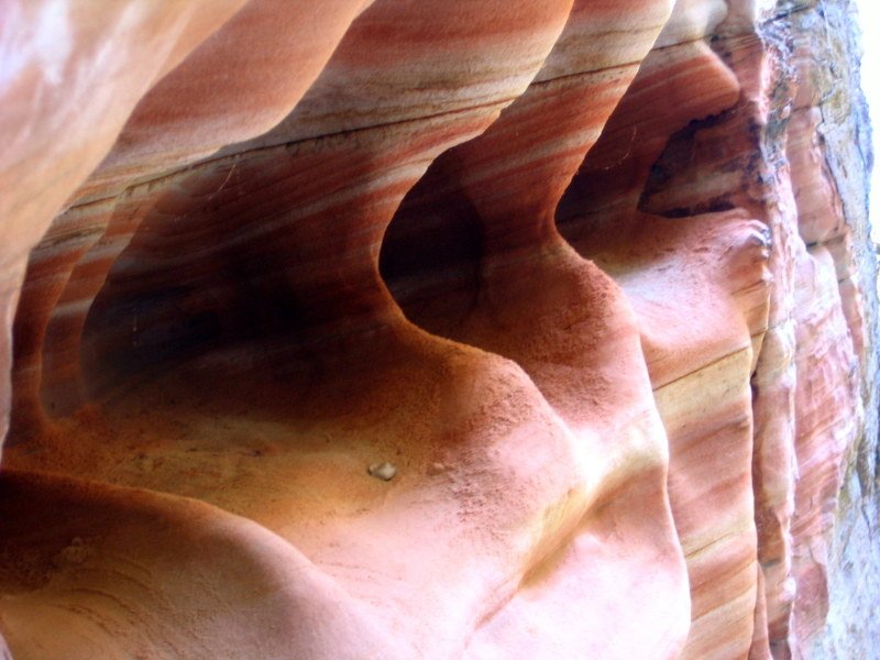 Striations in the rock, Zion